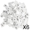 Enakshi 6x100 Pieces Wooden Puzzle Tiles Craft Alphabet Mixed Lowercase Cube Blocks|Crafts | MultiPurpose Craft Supplies | Craf