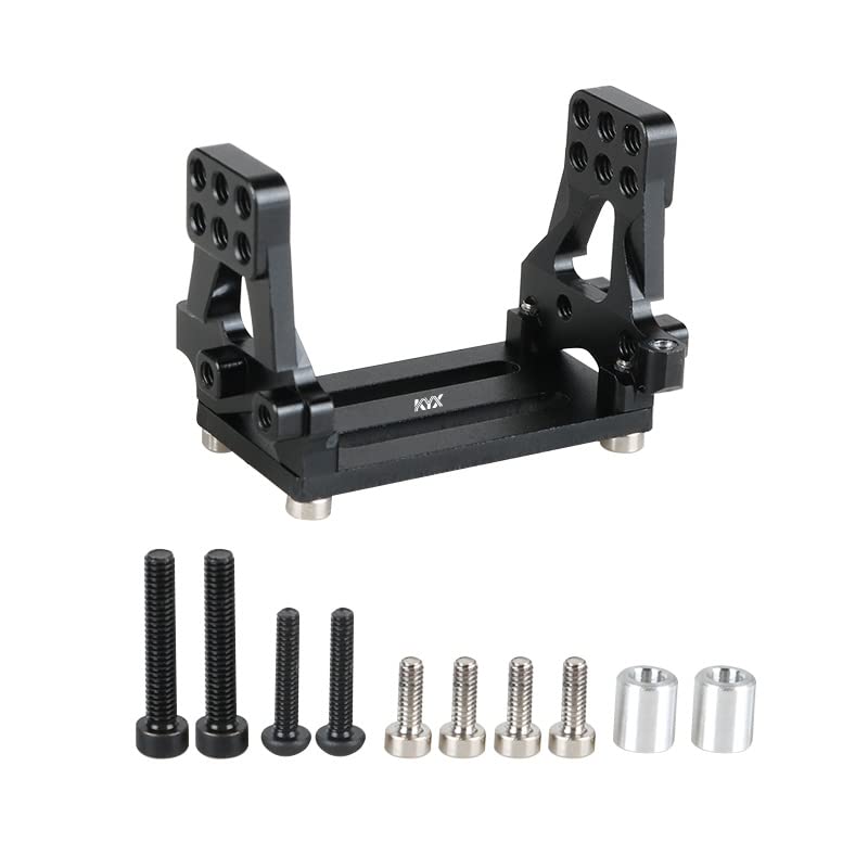 KYX Racing Aluminum Rear Shock Towers Suspension Bracket Shock Absorber Bracket for 1/18 RC Crawler Car Traxxas TRX4M