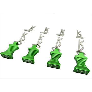 Hot Racing AC03EZ05 Silver bent Body Clips 22mm long .82mm wire (4)