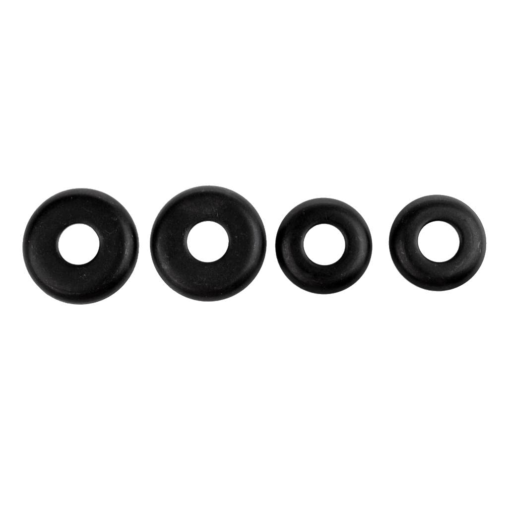 UJEAVETTE 4 Pieces Thickened Replacement Longboard/Skateboard Truck Washers  Black