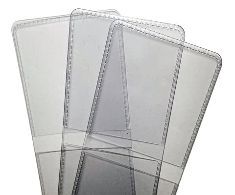 100 Pack Double Pocket 2X2 Unplasticized Vinyl Flips Safe For Long Term Coin Storage