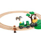 Brio World - 33720 Safari Railway Set - Imaginitive Wooden Toy Train Set For Toddlers | Creative Play | Expansion Compatible |Safety Tested | Ideal For Kids Age 3 And Up