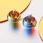 2 Pieces Metal Spinning Top Metal Flip Over Top Aluminum Top Spinner Top Physics Toy Gyroscope Stainless Steel Top Educational Toys for Girls Boys and mature-themed