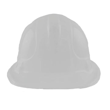 Windy City White Plastic Miner Construction Hard Hats Set of 12