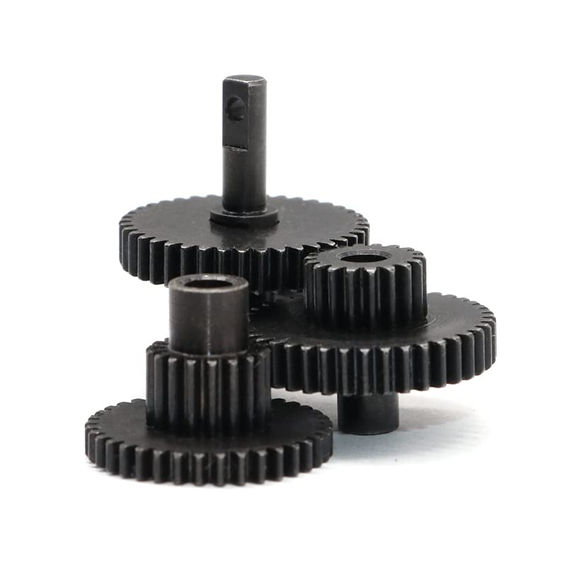 KYX Racing Hardened Steel Transmission Gear Set Gearbox Gear Set Upgrades Parts Accessories for 1/18 RC Crawler Car Traxxas TRX4