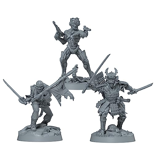 Zombicide Iron Maiden Character Pack #1 - Eddie Miniatures And Game Enhancements! Cooperative Strategy Board Game, Ages 14+, 1-6