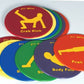 Sportime 9 in Fit-Spots, Set of 12