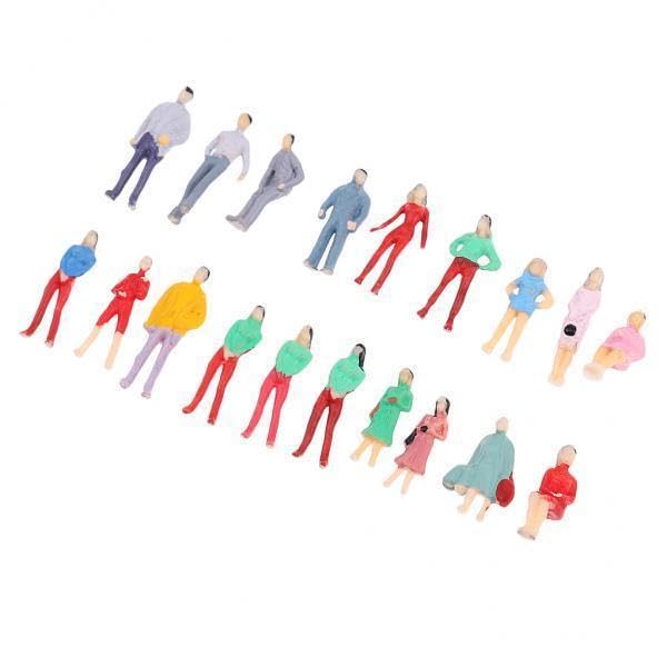Merishopp 2Xlayout Model People Figurine Train Ho Painted 1/75 For Street Scene Building| Educational Toy For Kids | Fun & Learn