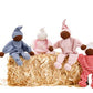 Under The Nile Organic Cotton Black Baby Buddy - Pink And White Stripe