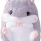 Wgxzyq Hamster Plushie Toy Hamster Stuffed Animal Plush Toy Birthday Xmas Gift For Kids Boys Girls (15.6Inch, Grey)