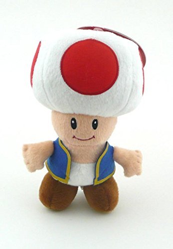 Nintendo Official Super Mario Toad Plush, 8'