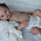 Anano Reborn Baby Dolls Silicone Full Body Boy 18 Inch Realistic Baby Doll Eyes Open Real Life Baby Dolls Boys Reborn Baby Anato