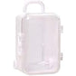 BaaSid 4PCS Mini Plastic Travel Suitcase Candy Box Suit for Doll Wedding Party Decoration,Doll Suitcase, Mini Luggage,suitcase G