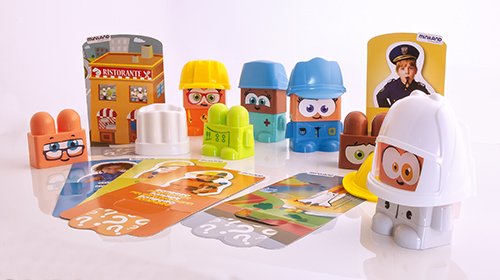 Miniland Job Blocks Board Game For Toddlers Age 2 - Preschoolers Age 4, Teaches Careers, Diversity, Fun Language Development, Pretend Play, Free Curriculum