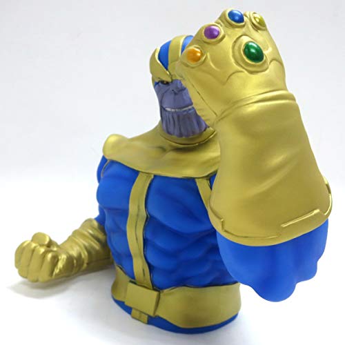 Marvel Thanos Pvc Bust Bank,Multi-Colored,4''