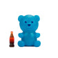 Eolo Toys - Jiggly Gummymals Blue. Interactive Super Squishy Gummy Bear Style pet with Over 20 Sounds and Reactions for Children