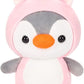 Cute Duck/Penguin Stuffed Animal in Costume Adorable Plushies Wearing Outfit Plush Toys Great for Kids and Lovers Stuffed Penguin Animals 10 Inch (Unicorn)