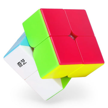 Hawkister Qiyi Qidi S2 2X2 Stickerless Magic Cube Mofangge Mascot 2X2X2 Speed Cube, For Kid