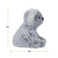 Apricot Lamb Plush Gray Koala Stuffed Animal - Soft Cuddly, 8" Small, Polyester