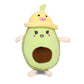 Little Ginnie Avocado Soft Toy For Kids Girls & Boys  Yellow Plush Toy | Cuddling & Sensory Development | Returned & Birthday G
