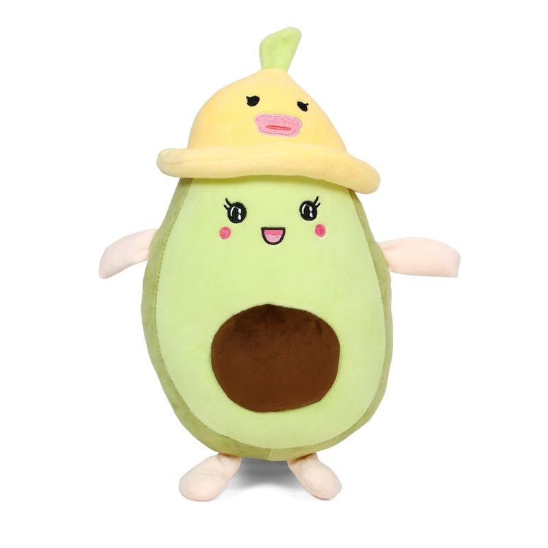 Little Ginnie Avocado Soft Toy For Kids Girls & Boys  Yellow Plush Toy | Cuddling & Sensory Development | Returned & Birthday G