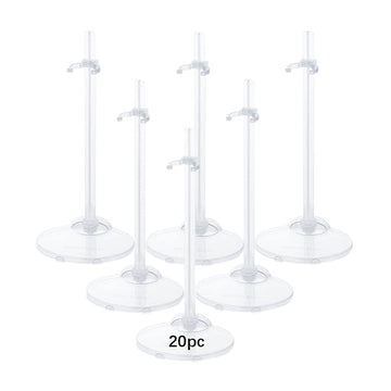Hmieprs 20Pcs Doll Holder, Doll Stand Display Holder, Ideal Doll Display Stand Support With Adjustable Waist Clip For 11 To 13 Inch Tall Dolls