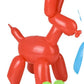 Inflatable Balloon Dog, 24 Inch Vinyl Decorations, Toys Pool Colorful Photo Prop (Red, Single Balloon Dog)