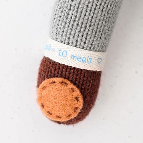 Cuddle + Kind Oliver The Bear Regular 20'' Hand-Knit Doll - 1 Doll = 10 Meals, Fair Trade, Heirloom Quality, Handcrafted In Peru