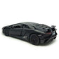 Lamborghini Matt Black Aventador Lp 700-4 1:38 5'' Pull Back Diecast Car