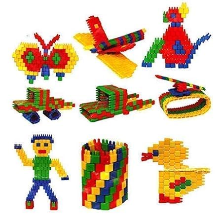 Babby Rainbow Kids Creative Building Block Puzzle Toy Set With Colorful Interlocking Pieces For Infants, Toddlers & Preschool Ch