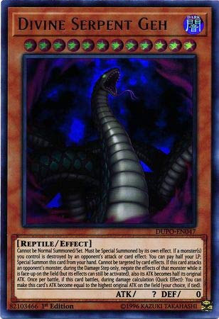 Yu-Gi-Oh! - Divine Serpent Geh - Dupo-En047 - Ultra Rare - 1St Edition - Duel Power
