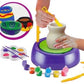 Sarasi Diy Pottery Wheel Clay Pot Making Machine Set  Educational Craft Toy With Colors And Stencils, Multicolor Gift For Kids 