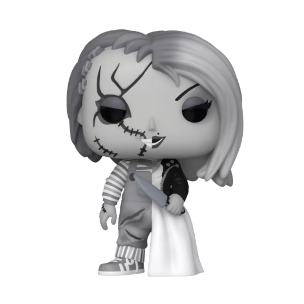 Funko POP! Movies Chucky & Tiffany Vinyl Figure #1463 - Red/Black & Blue Exclusive Collectible