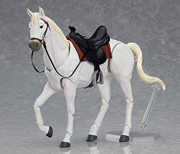 ??????????(Max Factory) Figma Horse Ver. 2 White Non-Scale Abs & Pvc Pre-Painted Action Figure, Resale