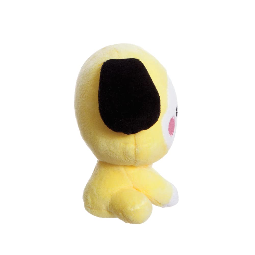 Aurora World- Aurora, 61483, Bt21 Official Merchandise, Baby Chimmy Sit, 13 Cm, Yellow, Yellow