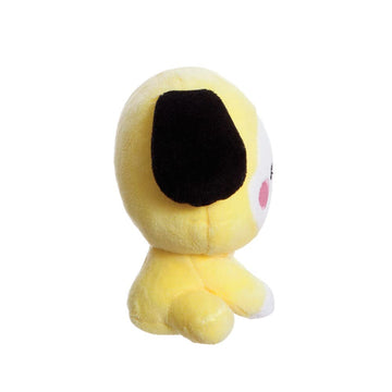 Aurora World- Aurora, 61483, Bt21 Official Merchandise, Baby Chimmy Sit, 13 Cm, Yellow, Yellow