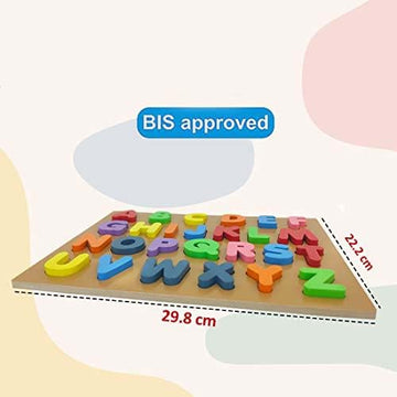 Wembley Wooden Alphabets For Kids Learning Educational Toys For 2 Year Old | Abcd Toys For Kids - Bis Approved Proudly Made In I