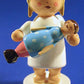 Wendt & Kuhn Handpainted Wooden Blonde Margarite Angel Figurine Doll