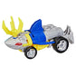 Transformers Cyber Changers Sky-Byte 4-Inch Action Figure, Quick Change to Car Mode, Plastic, Model G1050