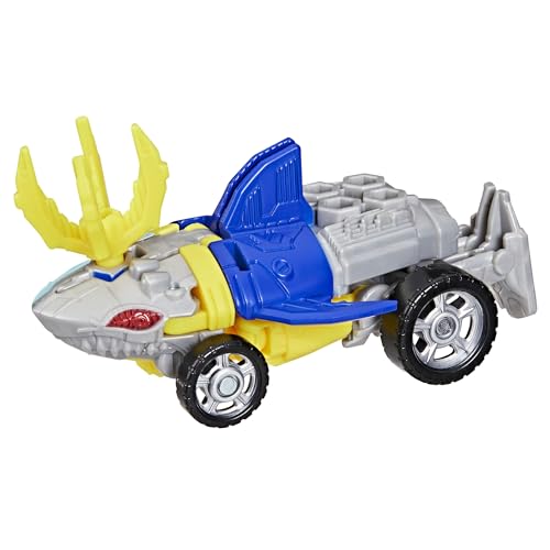 Transformers Cyber Changers Sky-Byte 4-Inch Action Figure, Quick Change to Car Mode, Plastic, Model G1050