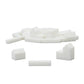 Bkprint3D Replacement Pieces For Catan Board Game | Settlers Pieces | 82 Colors | Base Set | (02_Snow_White)