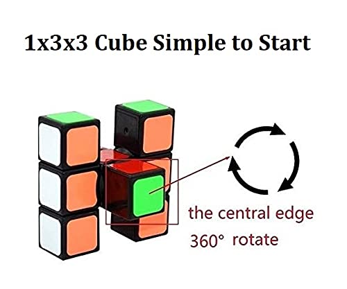 Goodcube 1X3X3 Floopy Cube Black 1X3X3 Speed Cube Puzzle