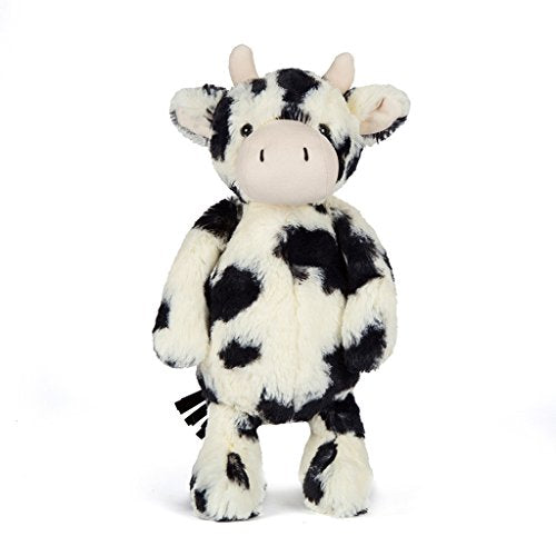 Jellycat Bashful Cow Calf Stuffed Animal, Medium, 12 Inches