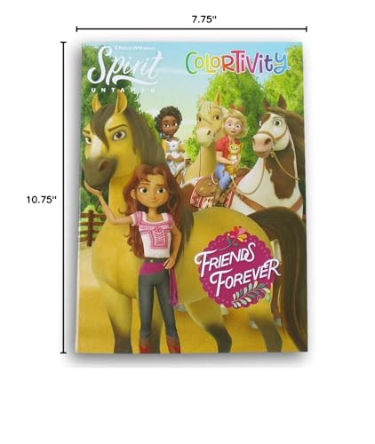 Colortivity Spirit Untamed Coloring And Activity Book - 80 Pages - Cover Varies (42982938)