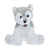 Cuddly Soft 16 Inch Stuffed Gray Husky...We Stuff 'Em...You Love 'Em!