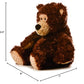 Aurora® Snuggly Tubbie Wubbies™ Brown Bear Stuffed Animal - Comforting Companion - Imaginative Play - 12 Inches