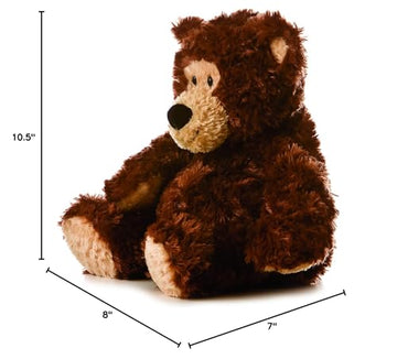 Aurora® Snuggly Tubbie Wubbies™ Brown Bear Stuffed Animal - Comforting Companion - Imaginative Play - 12 Inches