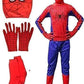 MODERNAZ Superhero costume for kids boys & girls | 4piece fancy dress Set with mask & gloves socks | birthday & halloween wear 