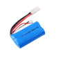 2 pcs 7.4V 1500Mah 15C Li-on Battery with EL-2P Plug for Feilun FT009 UDI009 UDI902 UDI002 AA102 Remote Control Boat Spare Parts