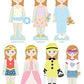 Floss & Rock Magnetic Dress Up Wooden Doll (Elsie)